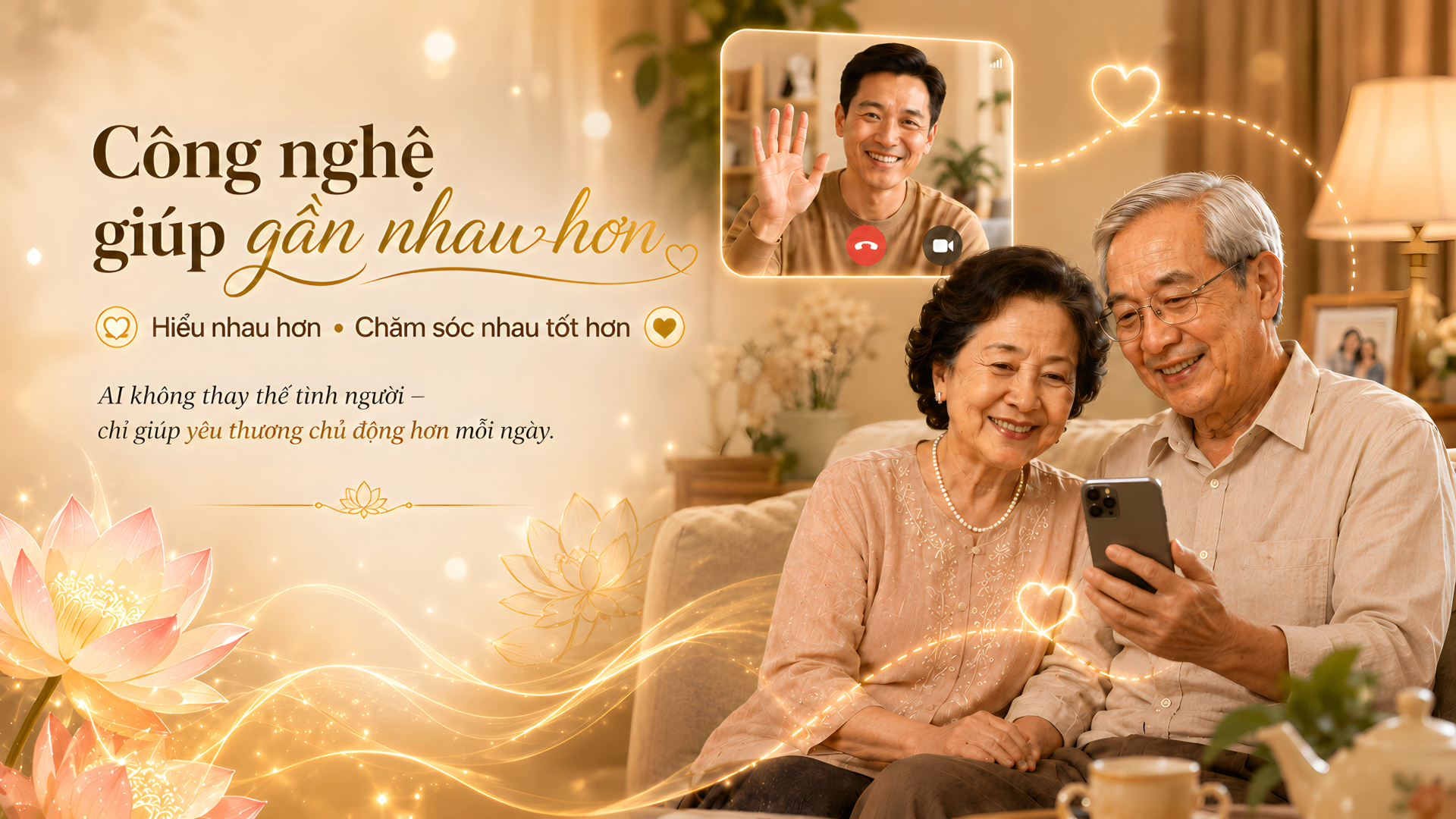 Công nghệ giúp gần nhau hơn - AI gặp tình người
