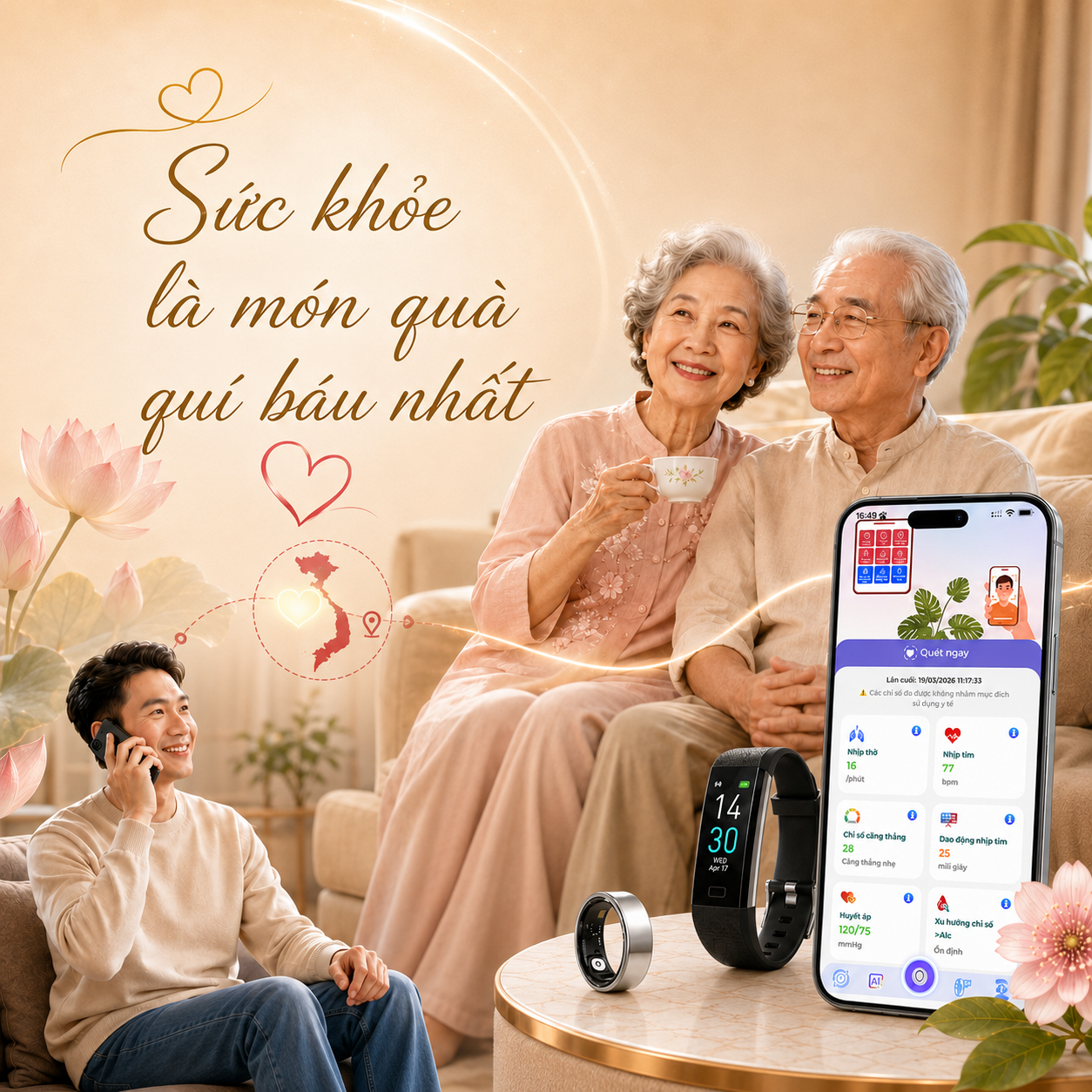 Sức khỏe là món quà quí báu nhất — gia đình Việt bên nhau cùng JBA AI